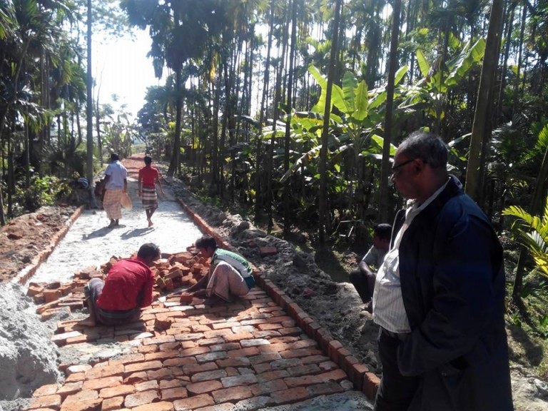 সোনাখালী-বুখইতলা-নলীসংযোগ ব্রিজের কাজে মারাত্বক দুর্নীতির অভিযোগ