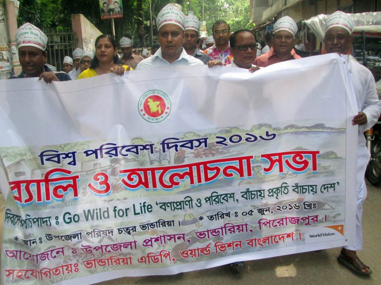 ভাণ্ডারিয়ায় বিশ্ব পরিবেশ দিবস পালিত
