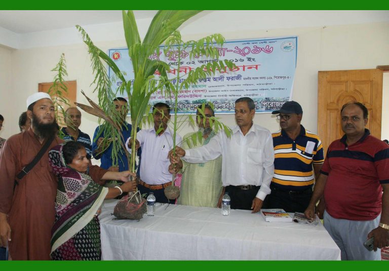 মঠবাড়িয়ায় ফলদ বৃক্ষ মেলা