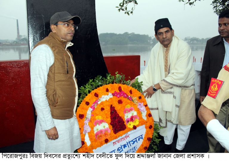 নানা আয়োজনে পিরোজপুরে মহান বিজয় দিবস পালিত