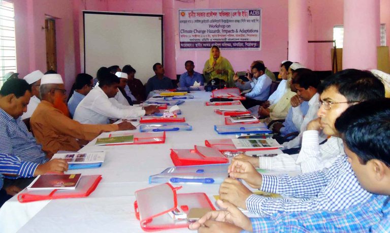 মঠবাড়িয়ায় জলবায়ু পরিবর্তন বিষয়ক কর্মশালা
