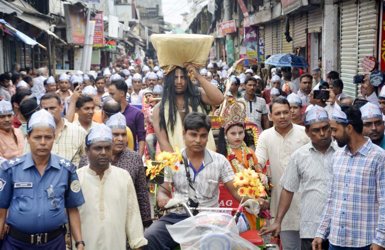 মঠবাড়িয়ায় শ্রীকৃষ্ণের শুভ জন্মাষ্টমী পালিত
