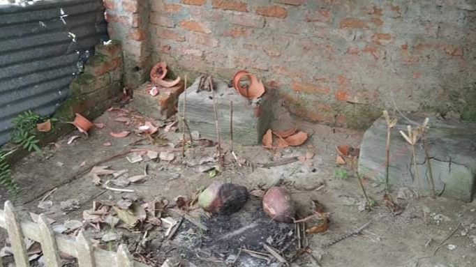 পিরোজপুরের স্বরূপকাঠির দক্ষিন চিলতলায় কালী মন্দিরের মুর্তি ভাংচুর— গ্রেফতার-১